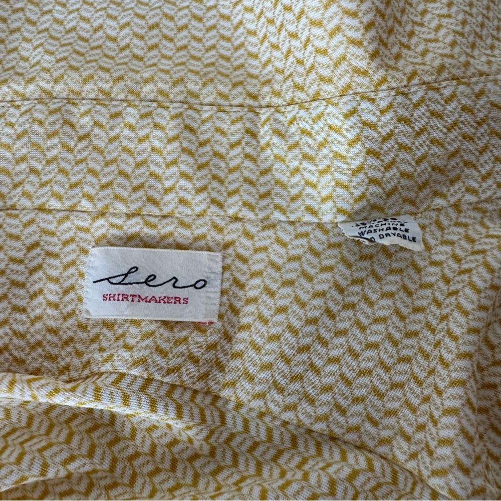 Vintage Sero Shirtmakers Patterned Button-Up Shirt View 6
